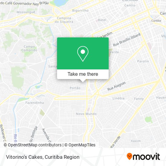 Vitorino's Cakes map