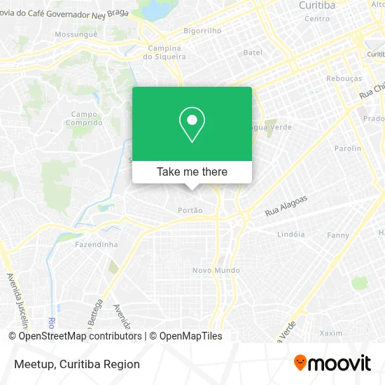 Meetup map