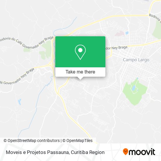 Moveis e Projetos Passauna map