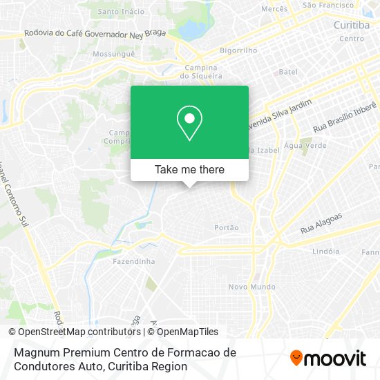 Magnum Premium Centro de Formacao de Condutores Auto map