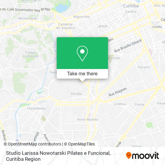 Studio Larissa Nowotarski Pilates e Funcional map