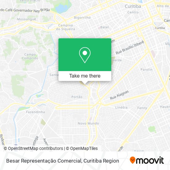 Mapa Besar Representação Comercial