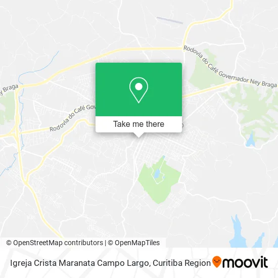 Igreja Crista Maranata Campo Largo map
