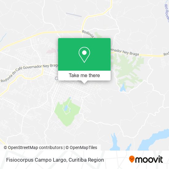 Fisiocorpus Campo Largo map