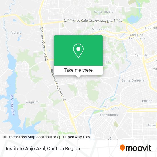 Instituto Anjo Azul map