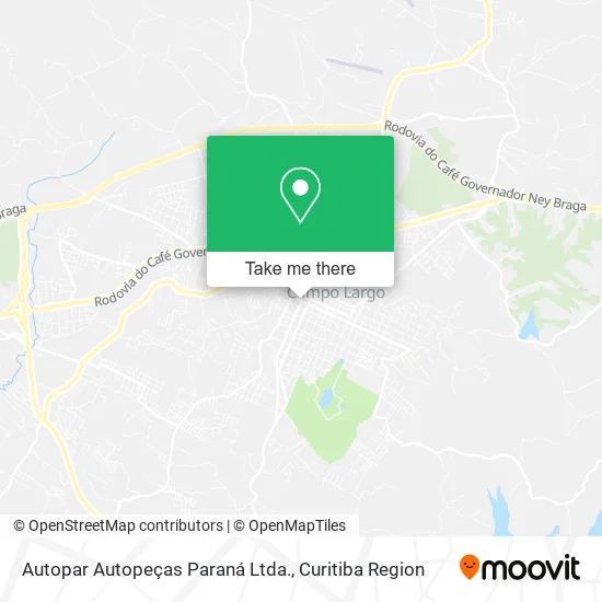 Mapa Autopar Autopeças Paraná Ltda.