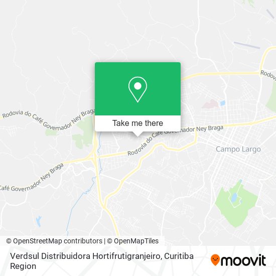 Verdsul Distribuidora Hortifrutigranjeiro map