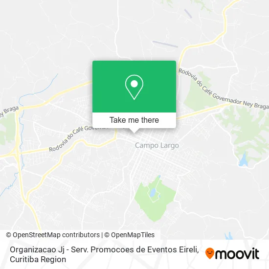 Organizacao Jj - Serv. Promocoes de Eventos Eireli map