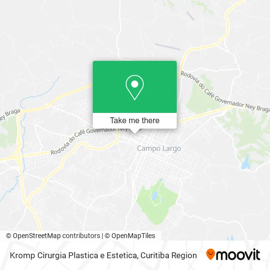 Kromp Cirurgia Plastica e Estetica map