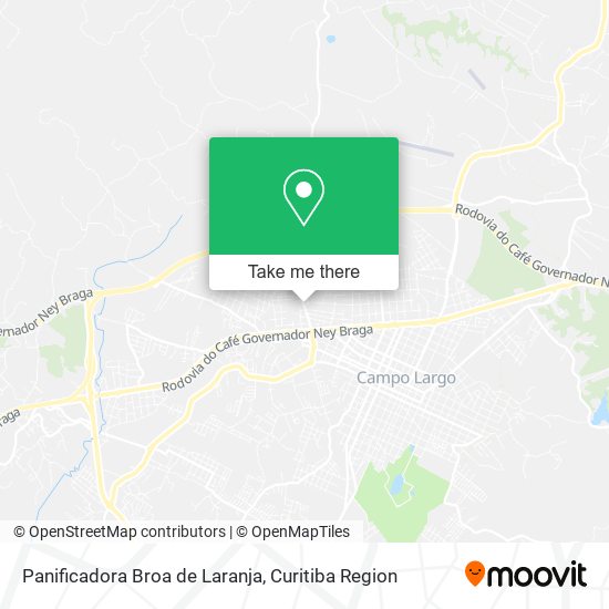 Panificadora Broa de Laranja map