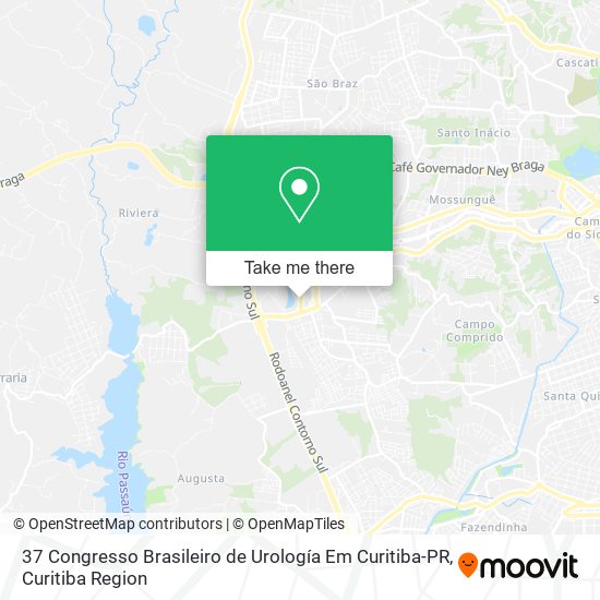 37 Congresso Brasileiro de Urología Em Curitiba-PR map