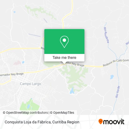 Conquista Loja da Fábrica map