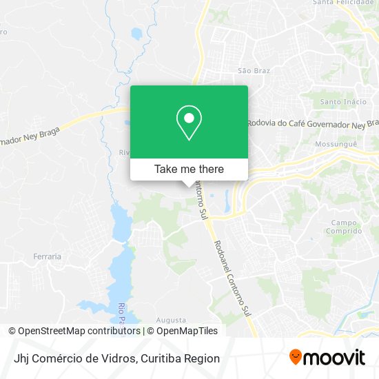 Jhj Comércio de Vidros map