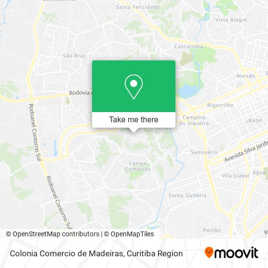 Colonia Comercio de Madeiras map