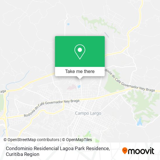 Condominio Residencial Lagoa Park Residence map