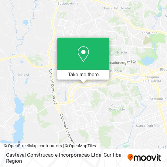 Casteval Construcao e Incorporacao Ltda map