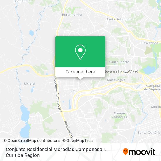 Mapa Conjunto Residencial Moradias Camponesa I