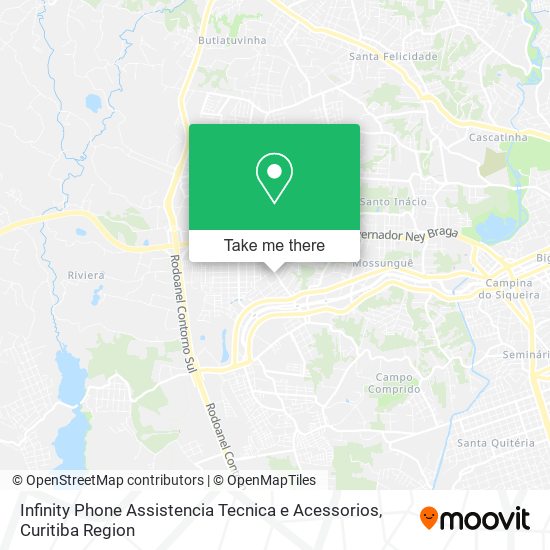 Mapa Infinity Phone Assistencia Tecnica e Acessorios