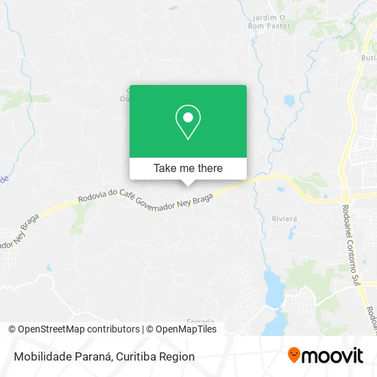Mobilidade Paraná map