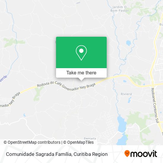 Comunidade Sagrada Família map