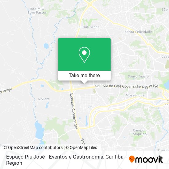 Espaço Piu José - Eventos e Gastronomia map