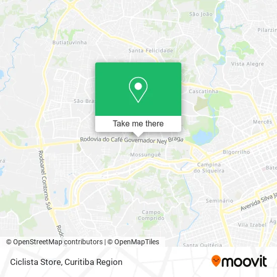 Ciclista Store map