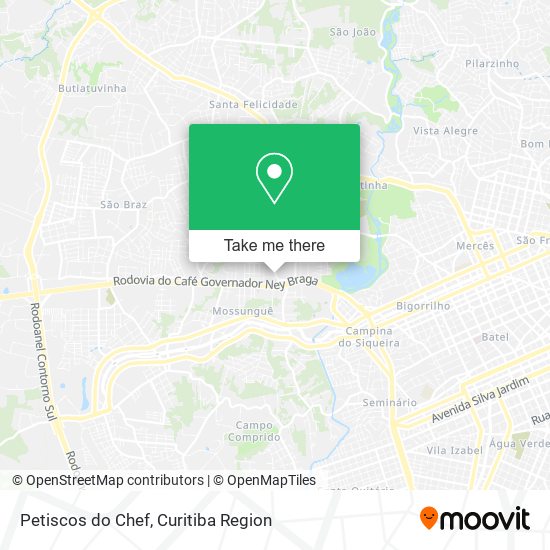 Petiscos do Chef map