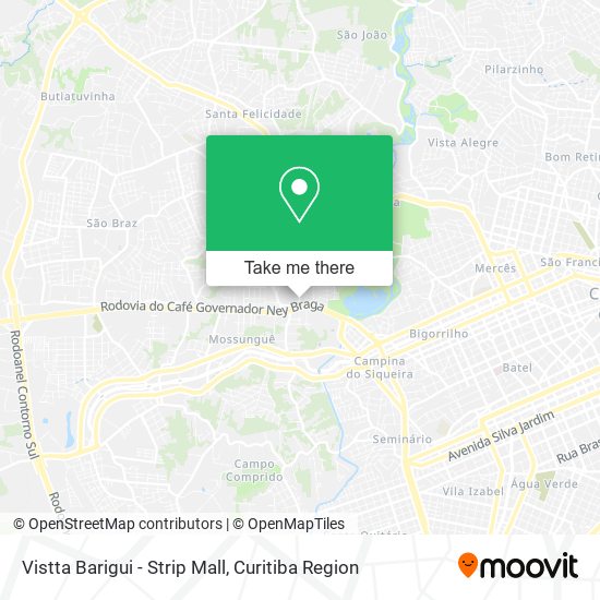 Vistta Barigui - Strip Mall map