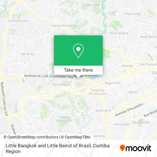 Little Bangkok and Little Beirut of Brazil map