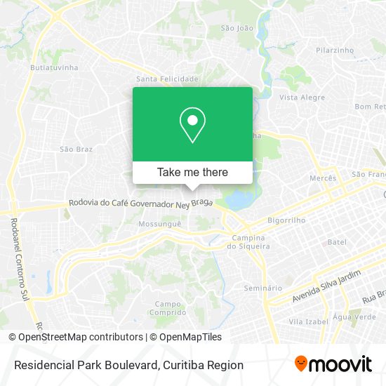 Residencial Park Boulevard map