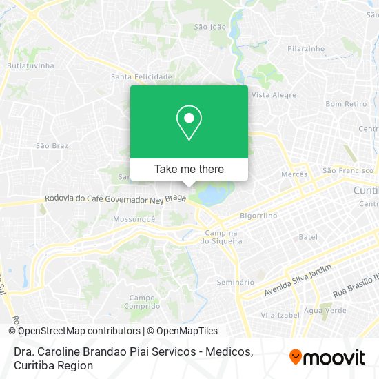 Dra. Caroline Brandao Piai Servicos - Medicos map