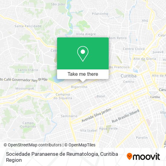 Mapa Sociedade Paranaense de Reumatologia