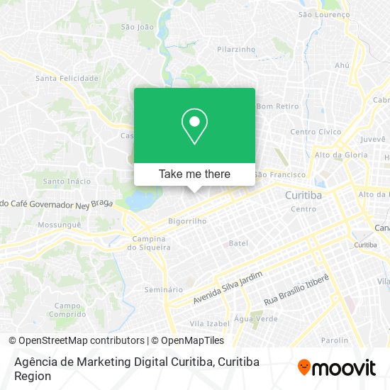 Agência de Marketing Digital Curitiba map