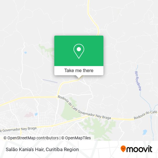 Salão Kania's Hair map
