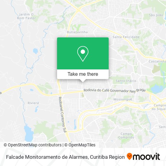 Falcade Monitoramento de Alarmes map