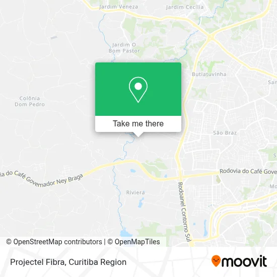 Projectel Fibra map