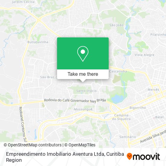 Empreendimento Imobiliario Aventura Ltda map