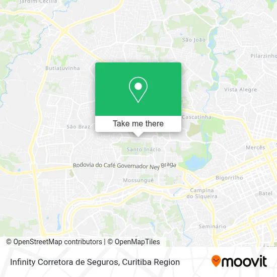 Infinity Corretora de Seguros map