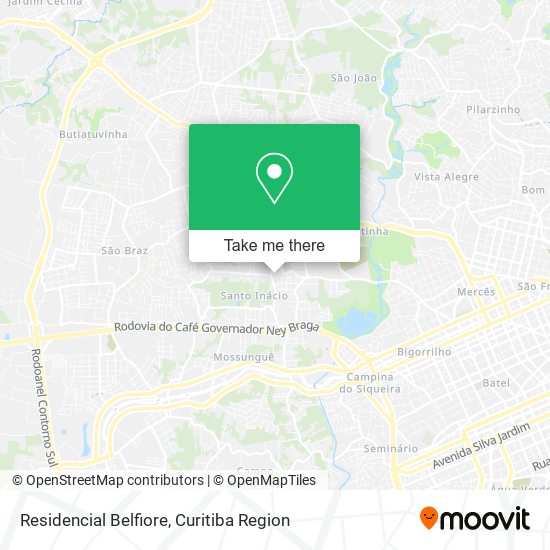 Residencial Belfiore map