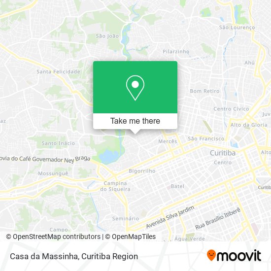 Mapa Casa da Massinha