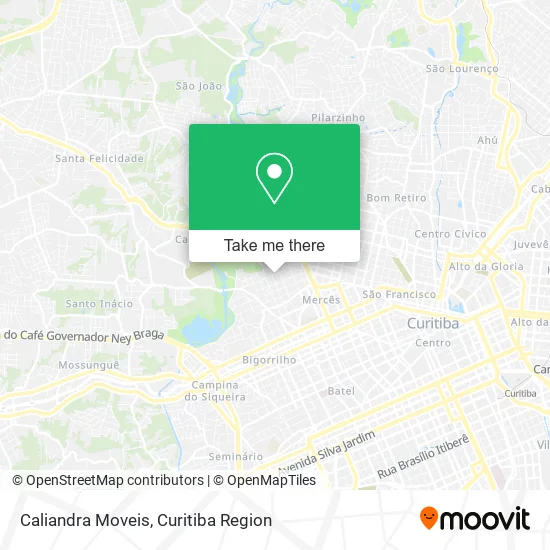 Caliandra Moveis map
