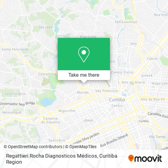 Regattieri Rocha Diagnosticos Médicos map