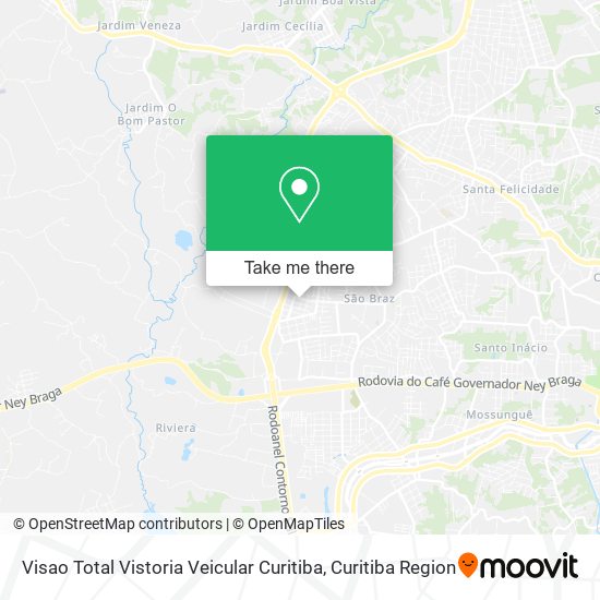 Visao Total Vistoria Veicular Curitiba map