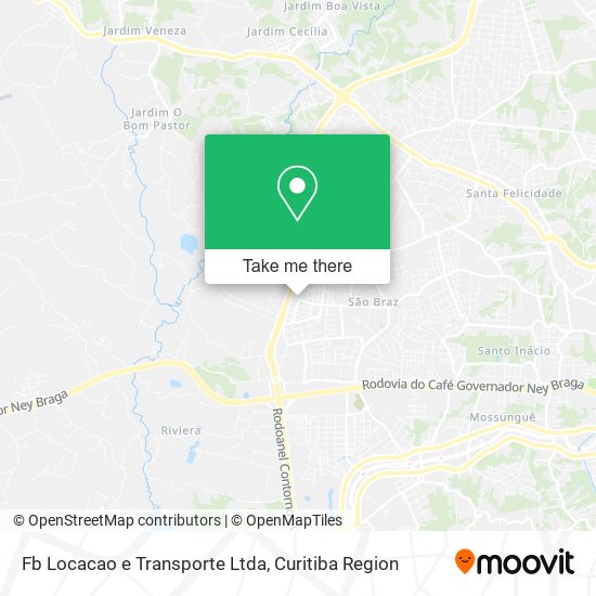 Mapa Fb Locacao e Transporte Ltda