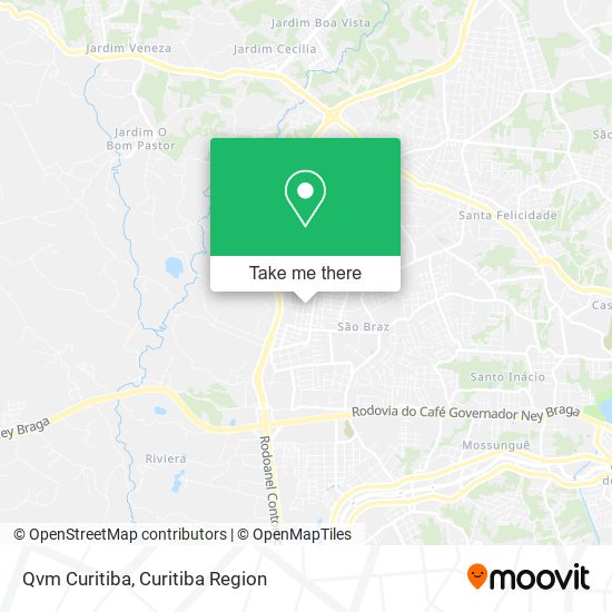 Mapa Qvm Curitiba