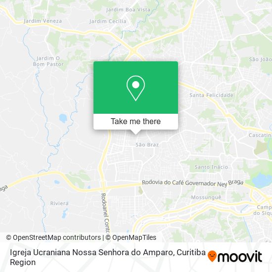 Igreja Ucraniana Nossa Senhora do Amparo map