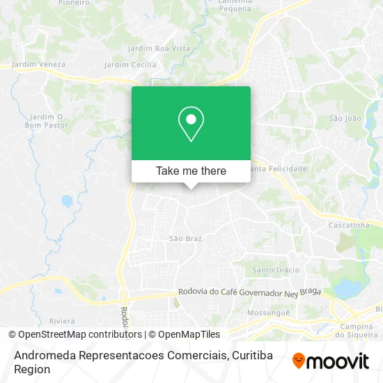 Andromeda Representacoes Comerciais map