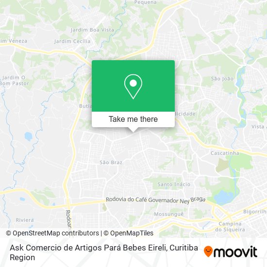 Ask Comercio de Artigos Pará Bebes Eireli map