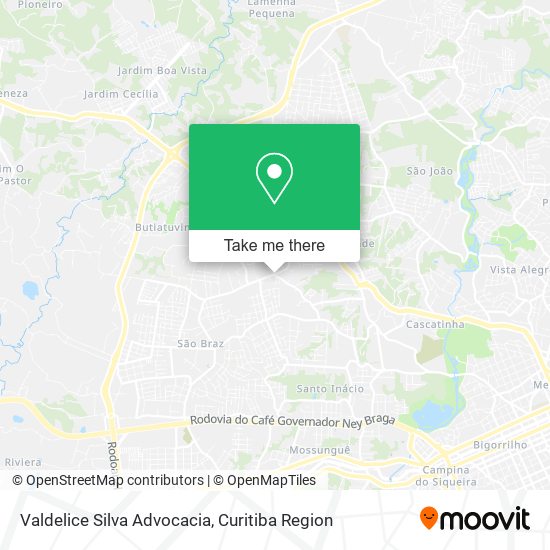 Mapa Valdelice Silva Advocacia