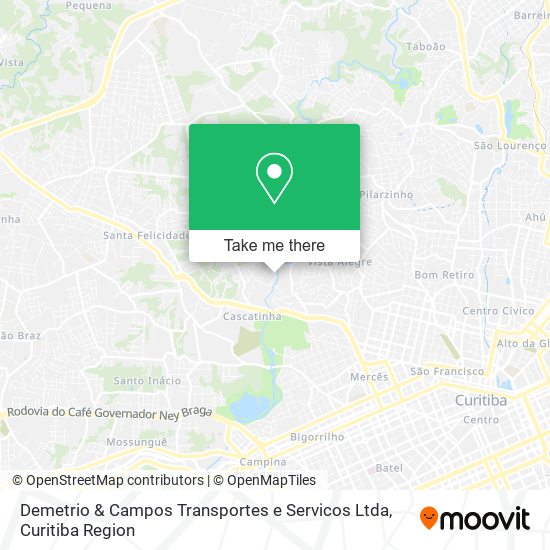 Demetrio & Campos Transportes e Servicos Ltda map